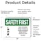 Signmission Safety Culture Sign, 7 in Width, Vinyl Decal, Rectangle OS-2PACK-SF-D-57-L-10726 - alternate 5